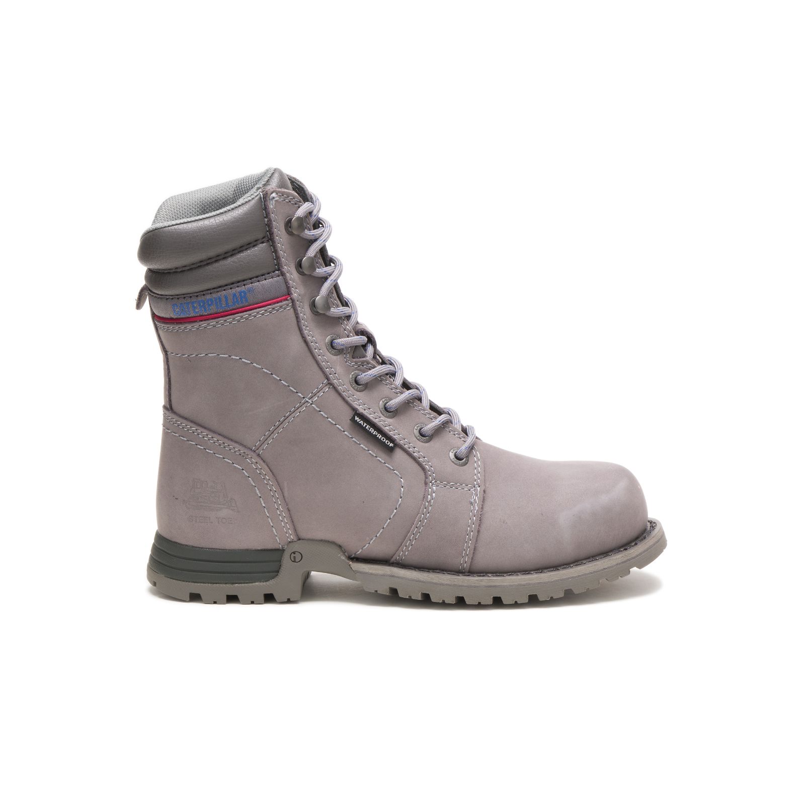 Caterpillar Women's Echo Waterproof Steel Toe Work Boots Grey CAT-32460